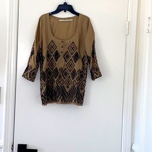 Beautiful silk embroidered tunic by Twelfth Street